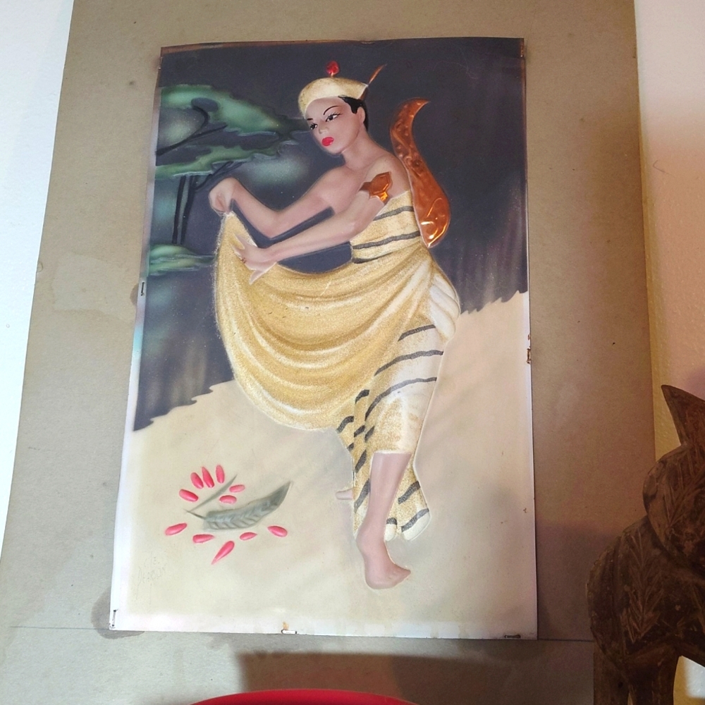 CE Pearson paintings on copper, signed